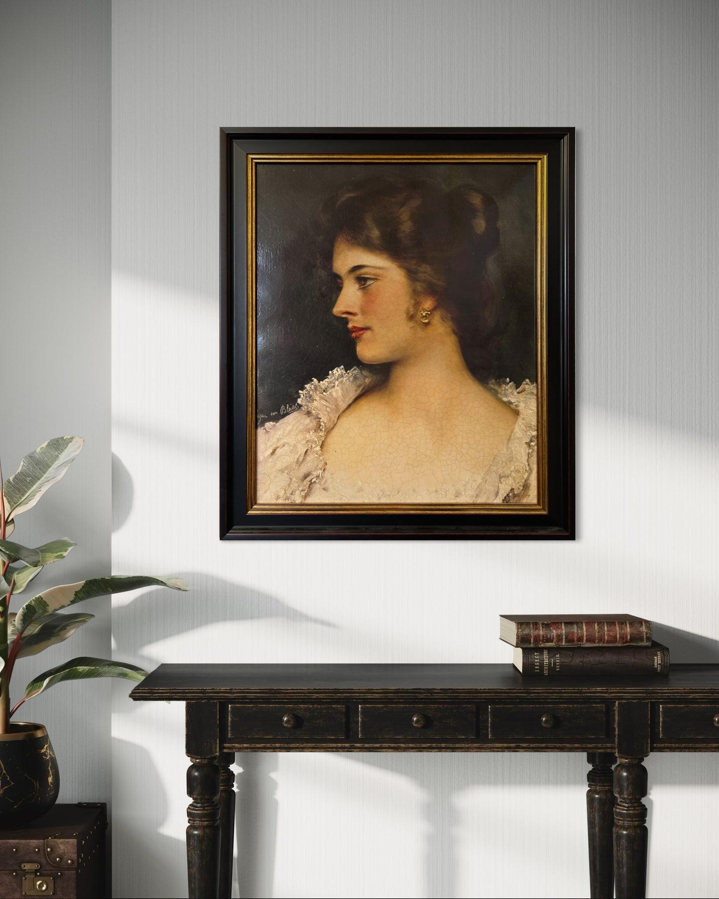 Vintage Lady Portrait (Framed)