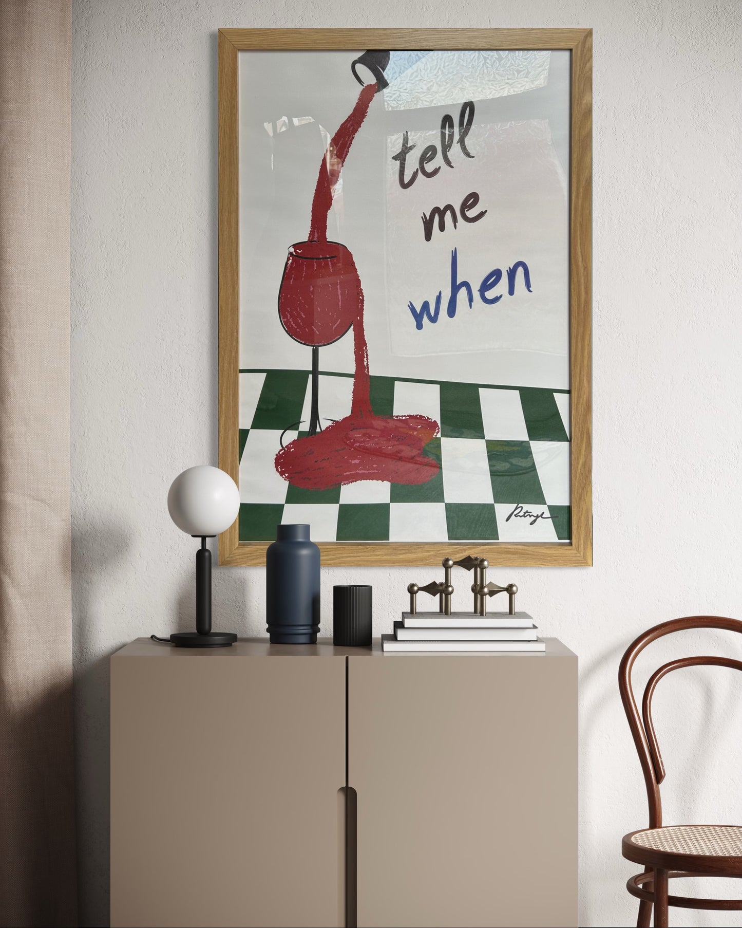 Tell Me When (Framed)