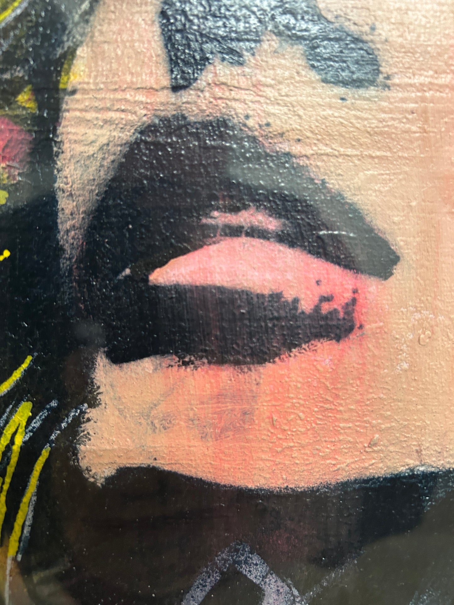 Pop Art Marilyn Portrait (Framed)