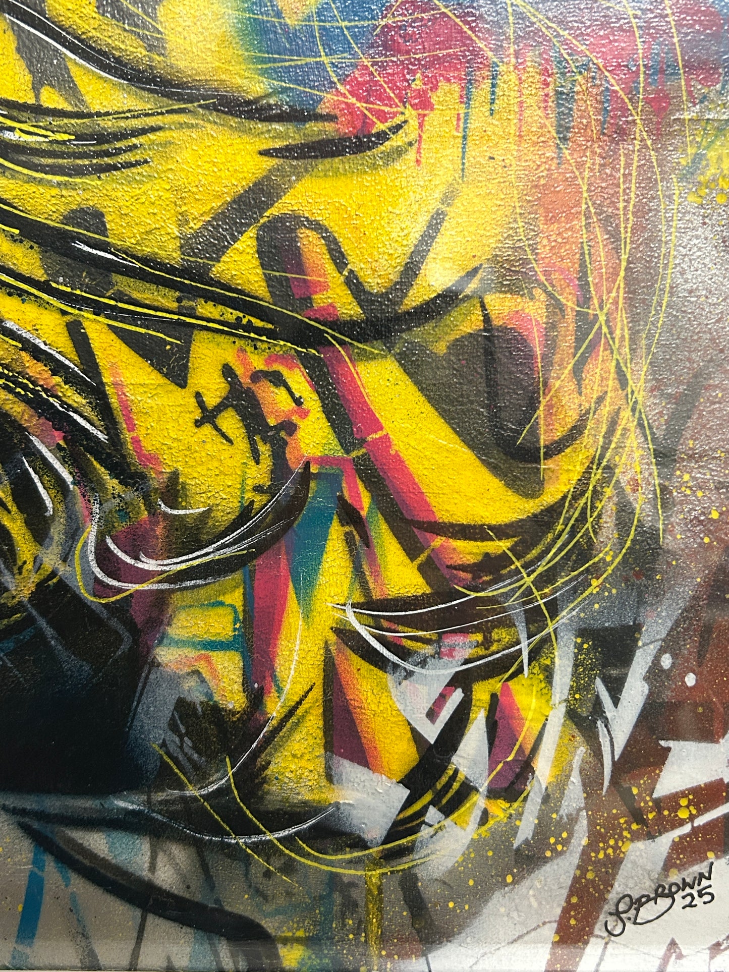 Pop Art Marilyn Portrait (Framed)