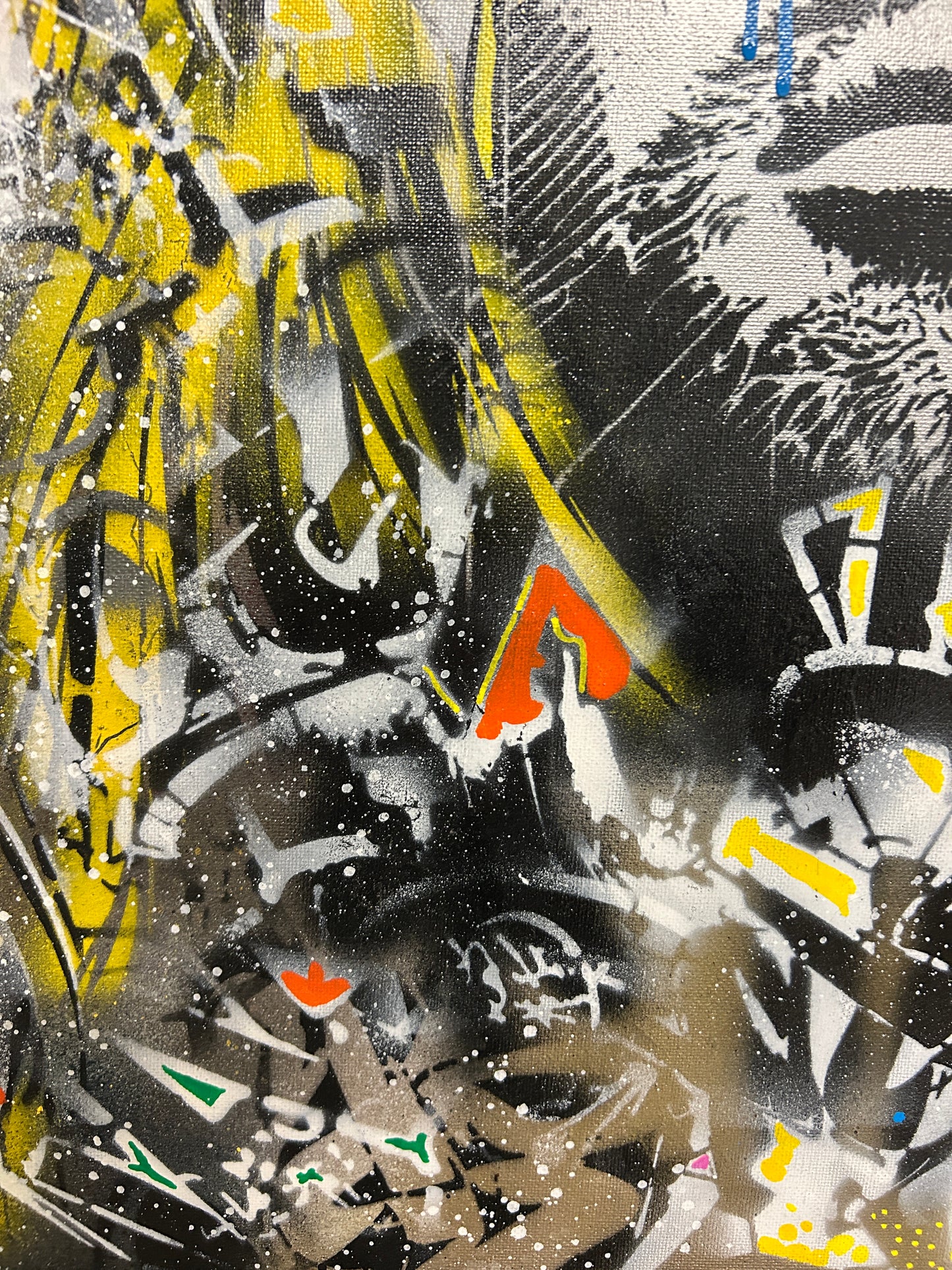 Kurt Cobain Spray Painted Canvas