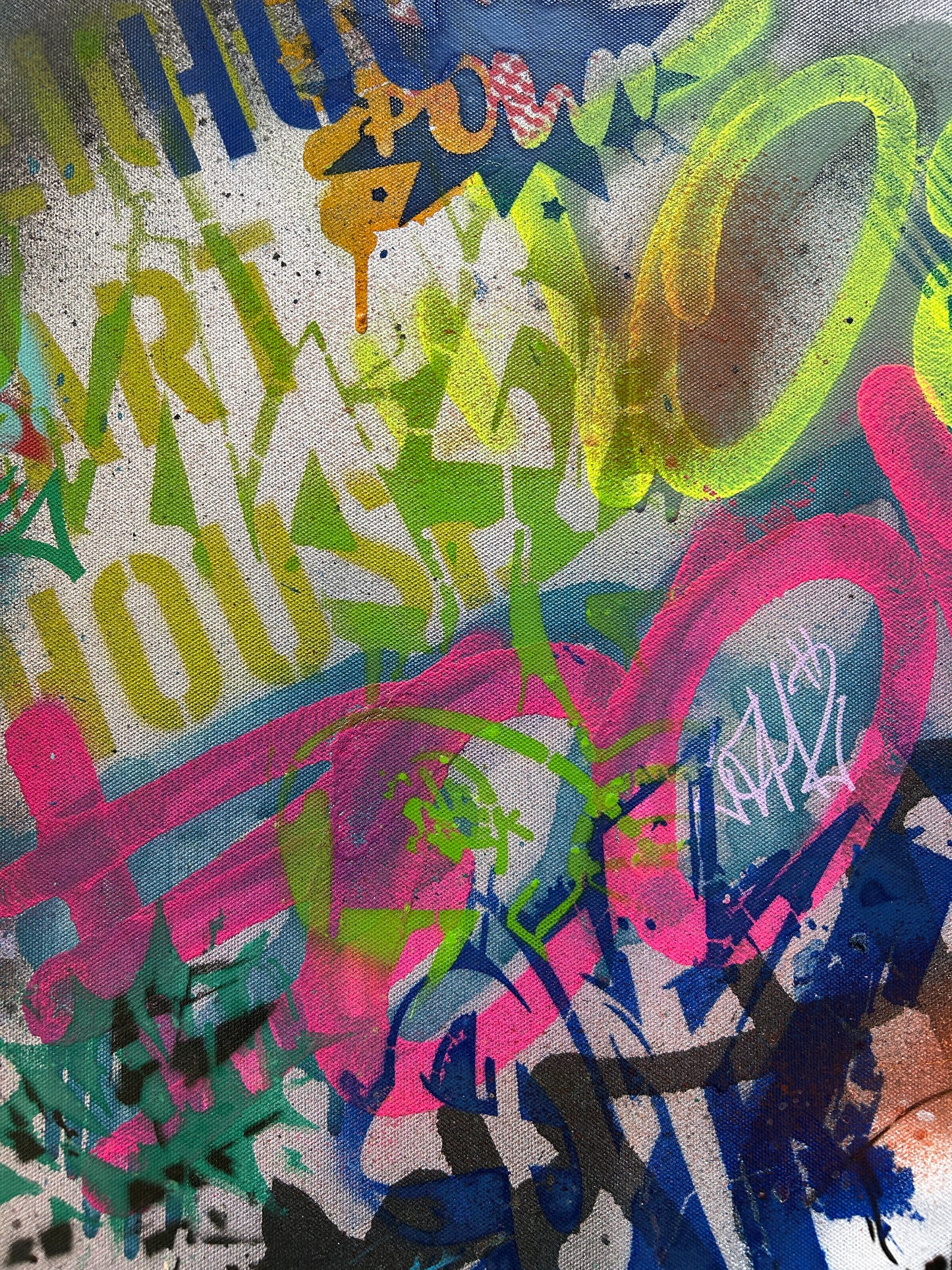 Graffiti Astronaut Original Canvas