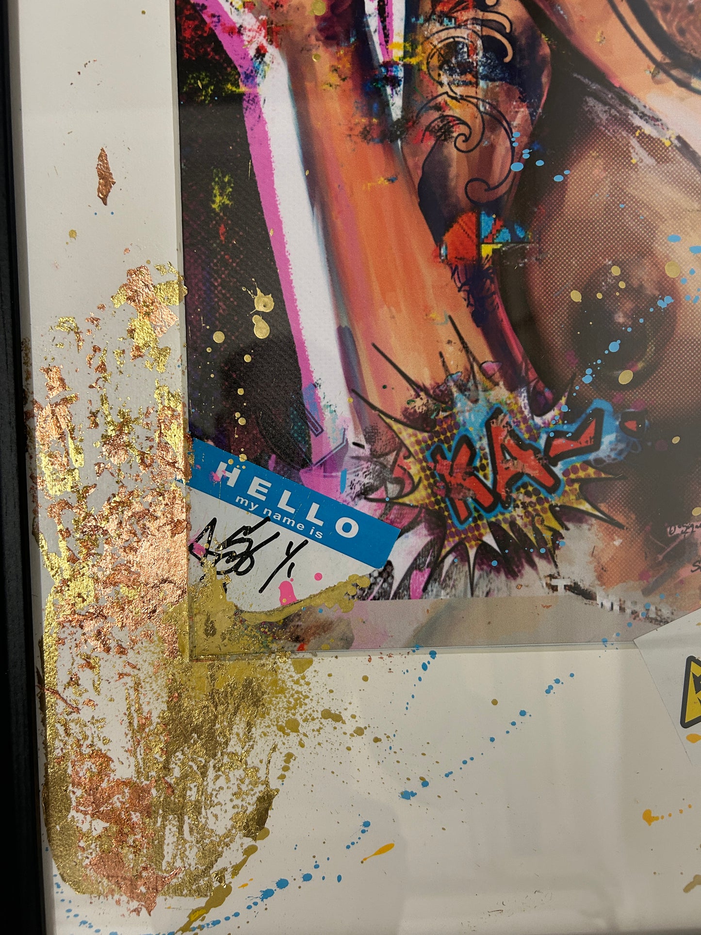 Mrs Flange Puddy Tatts (Framed) 61cm x 100cm