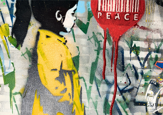 Peace & Power Canvas 60cm x 50cm