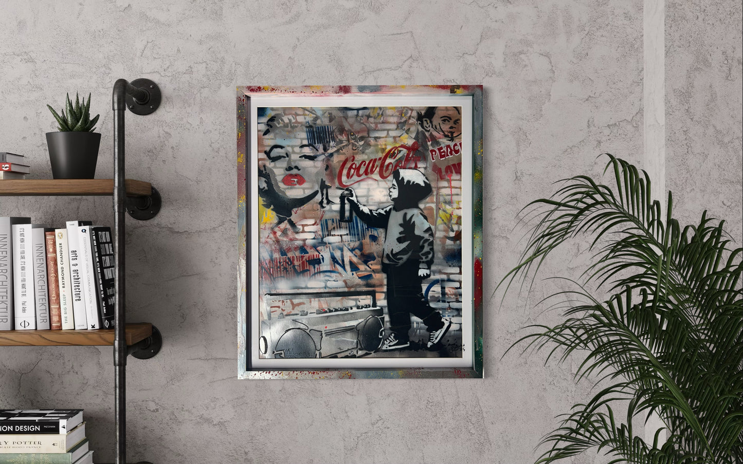 S.brown Pop Art (Framed)