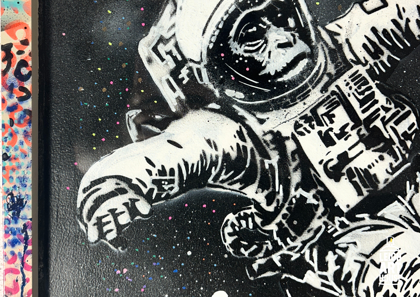 Space Monkey (Framed) 44cm x 54cm