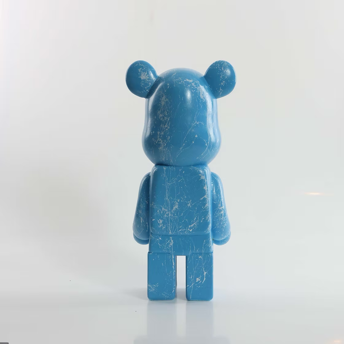 Sky Blue Marble Bear 28cm