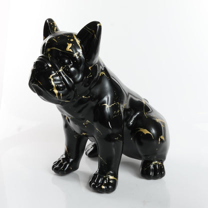 Black Gold Splash Bulldog