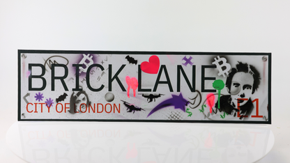 1/1 Brick Lane London Graffiti Street Sign