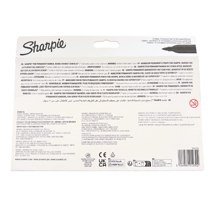 Sharpie Fine Point Permanent Marker Limited Edition Pack of 18