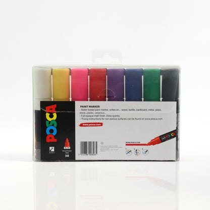 Uni-ball Posca PC-7M Marker Pens Starter Set 8 Pack