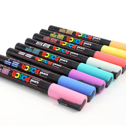 Uni-ball Pastel Posca PC-3M Marker Pens 8 Pack