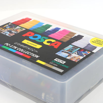 POSCA PC-17K Pack of 10 Colour Collection Box