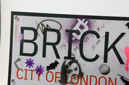 1/1 Brick Lane London Graffiti Street Sign