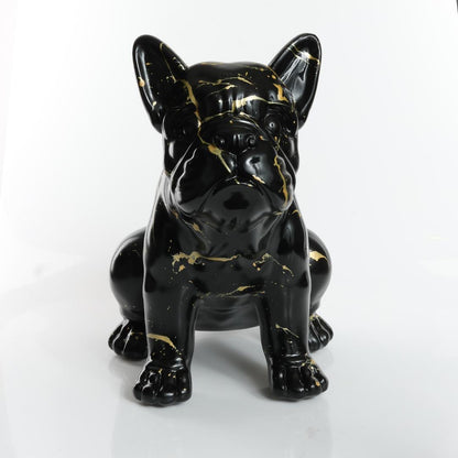 Black Gold Splash Bulldog