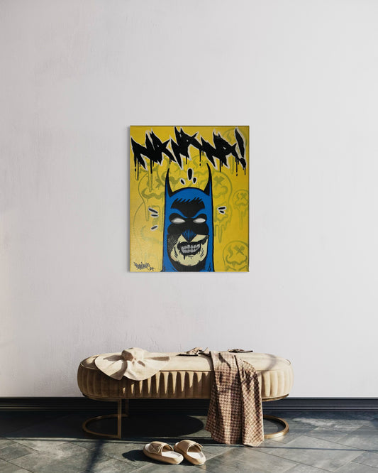 Original Batman Urban Hand Painted 25x30cm