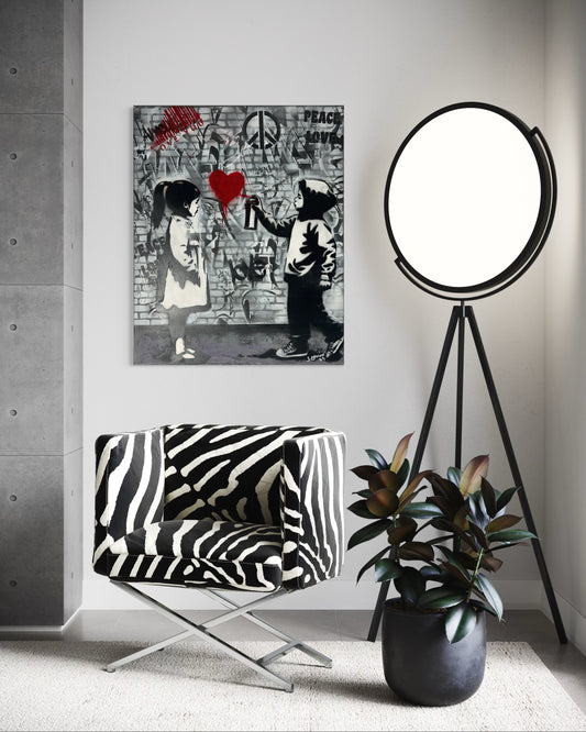 Graffiti of Love Canvas