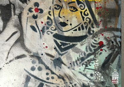 Queen of Hearts Canvas - S.Brown 56cm x 46cm