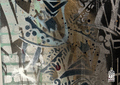 Queen of Hearts Canvas - S.Brown 56cm x 46cm