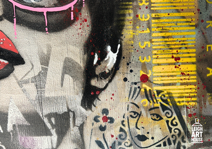 Queen of Hearts Canvas - S.Brown 56cm x 46cm