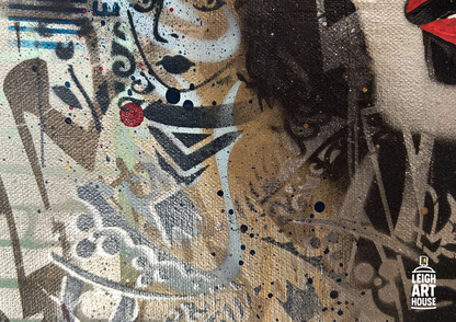 Queen of Hearts Canvas - S.Brown 56cm x 46cm