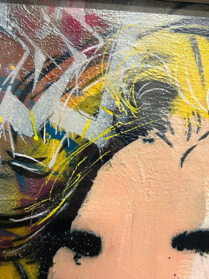 Pop Art Marilyn Portrait - S.Brown 43cm x 53cm