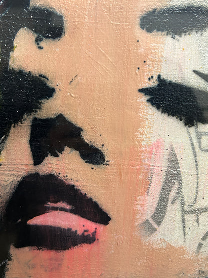 Pop Art Marilyn Portrait - S.Brown 43cm x 53cm