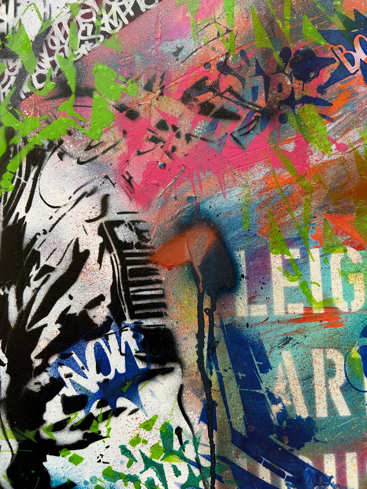 Graffiti Astronaut Original Canvas