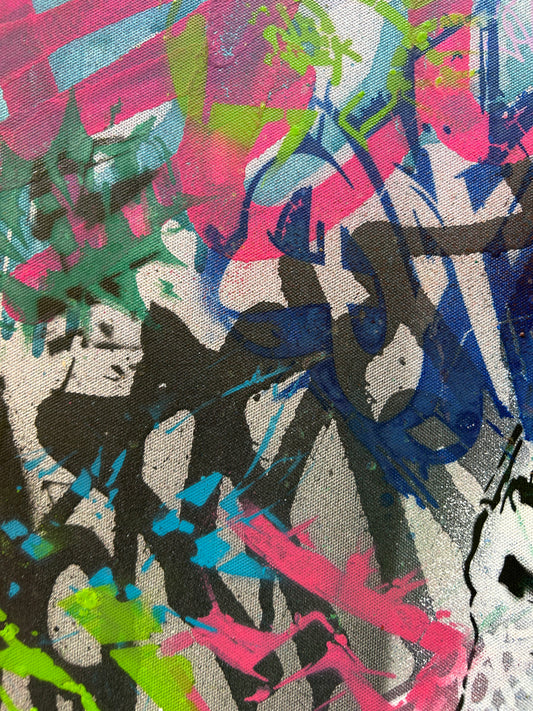 Graffiti Astronaut Original Canvas