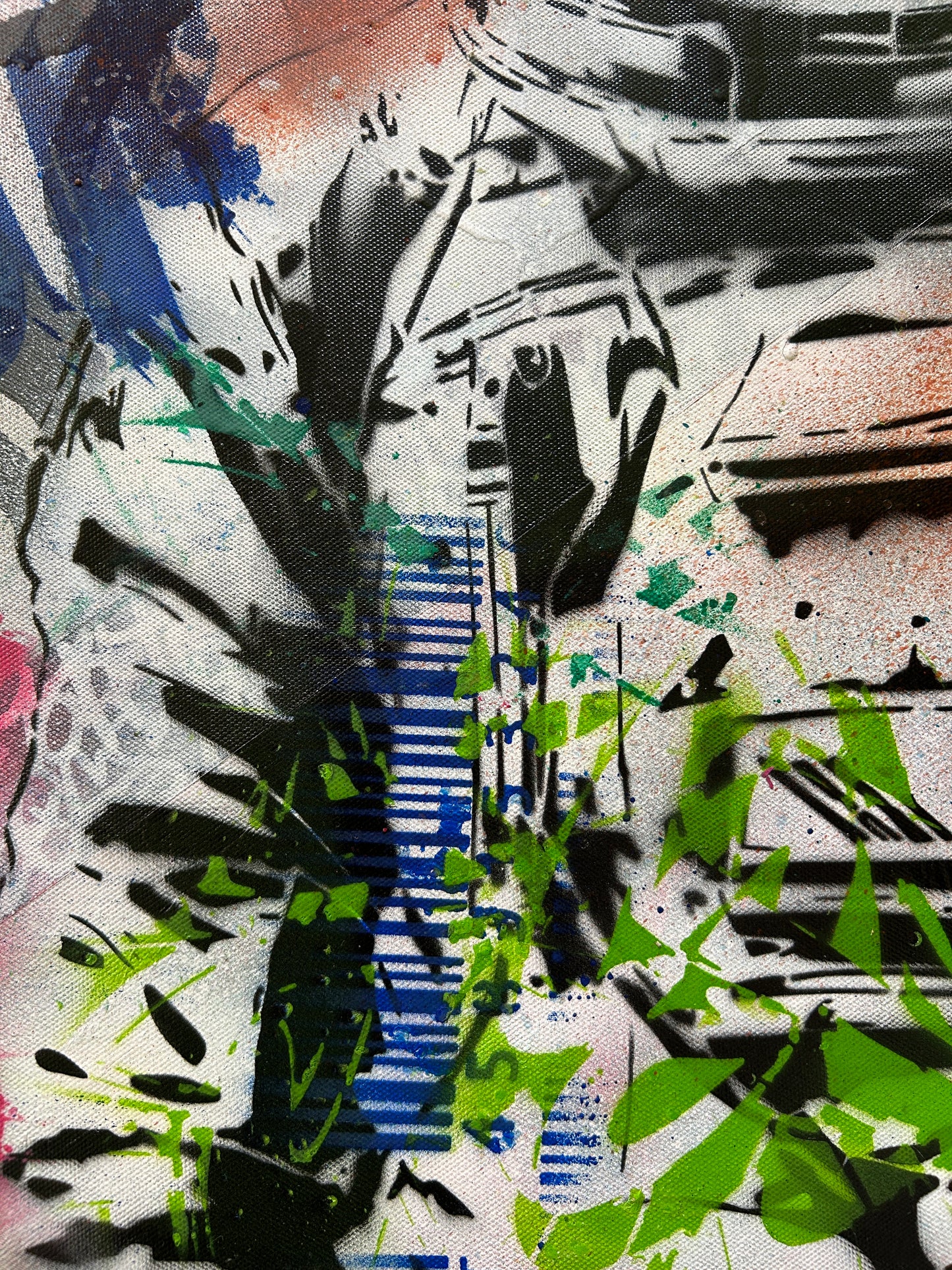 Graffiti Astronaut Original Canvas