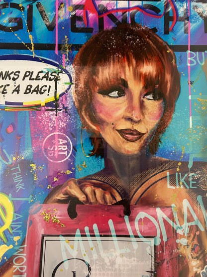 No (Va) Phucks Given (Framed) 61cm x 100cm