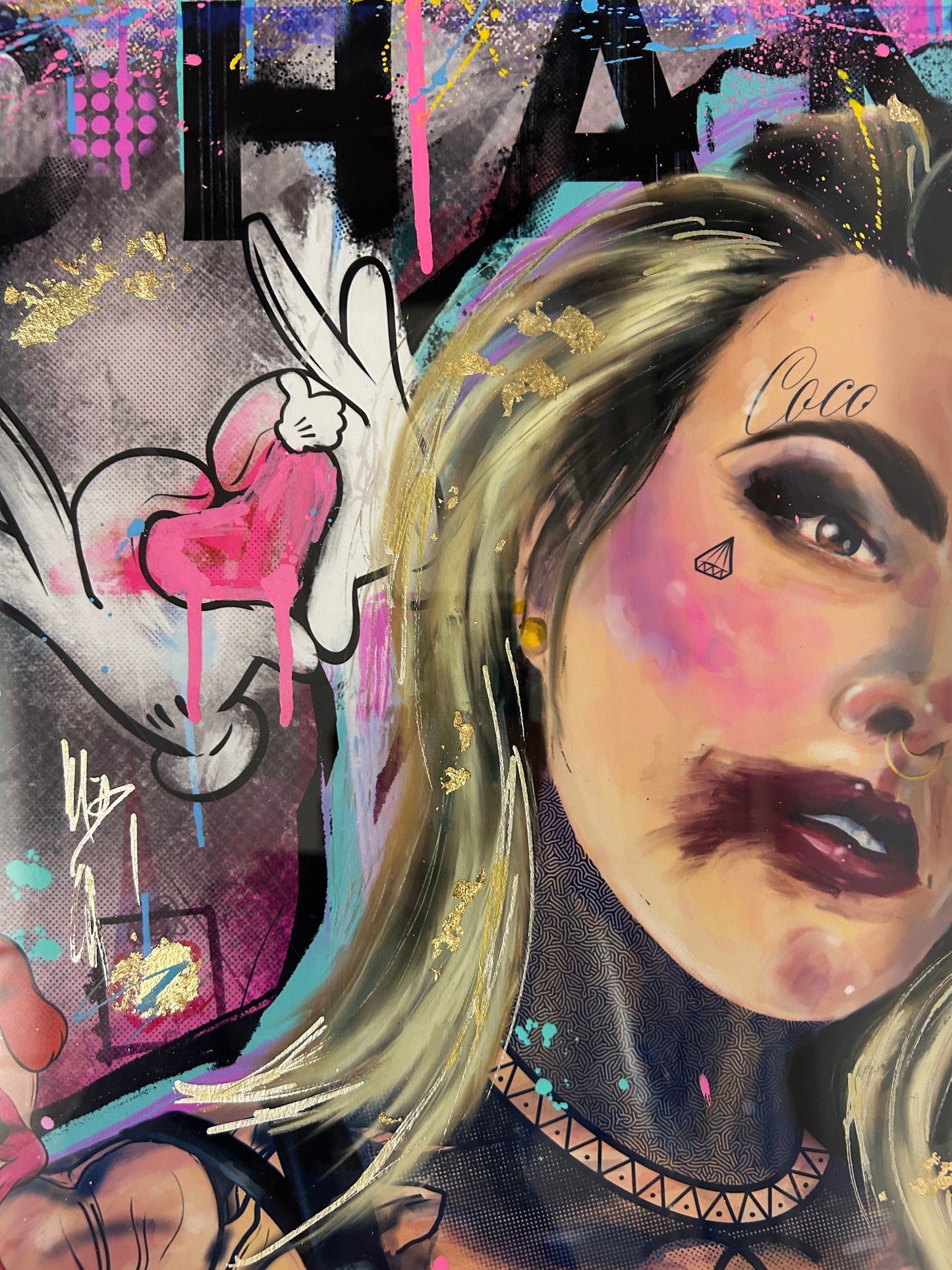 Drawn Bad N05 (Framed) 61cm x 100cm