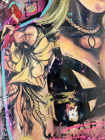 Drawn Bad N05 (Framed) 61cm x 100cm