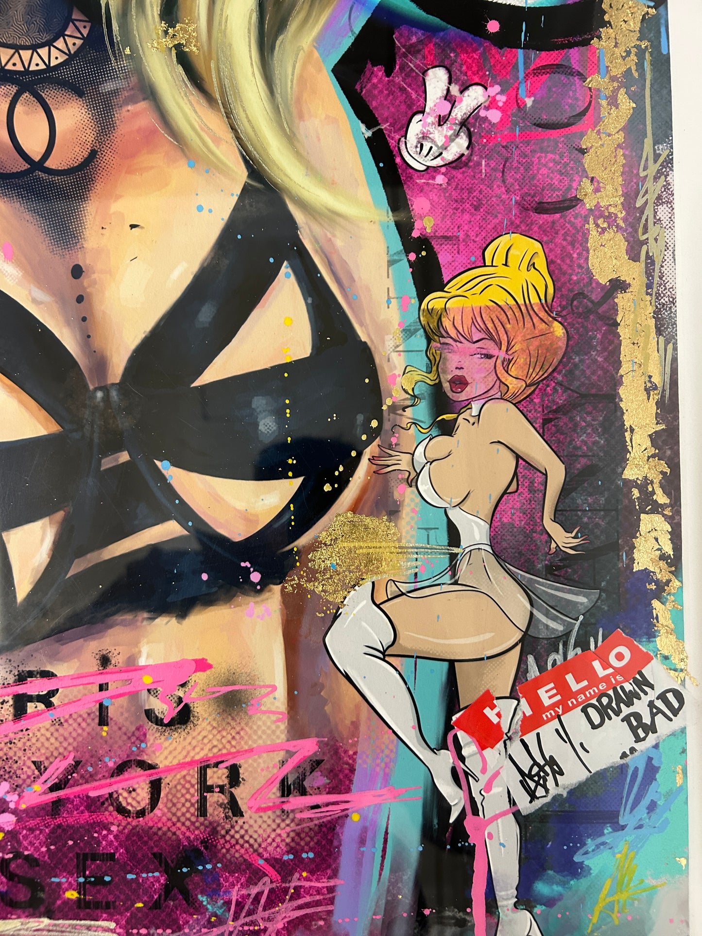 Drawn Bad N05 (Framed) 61cm x 100cm