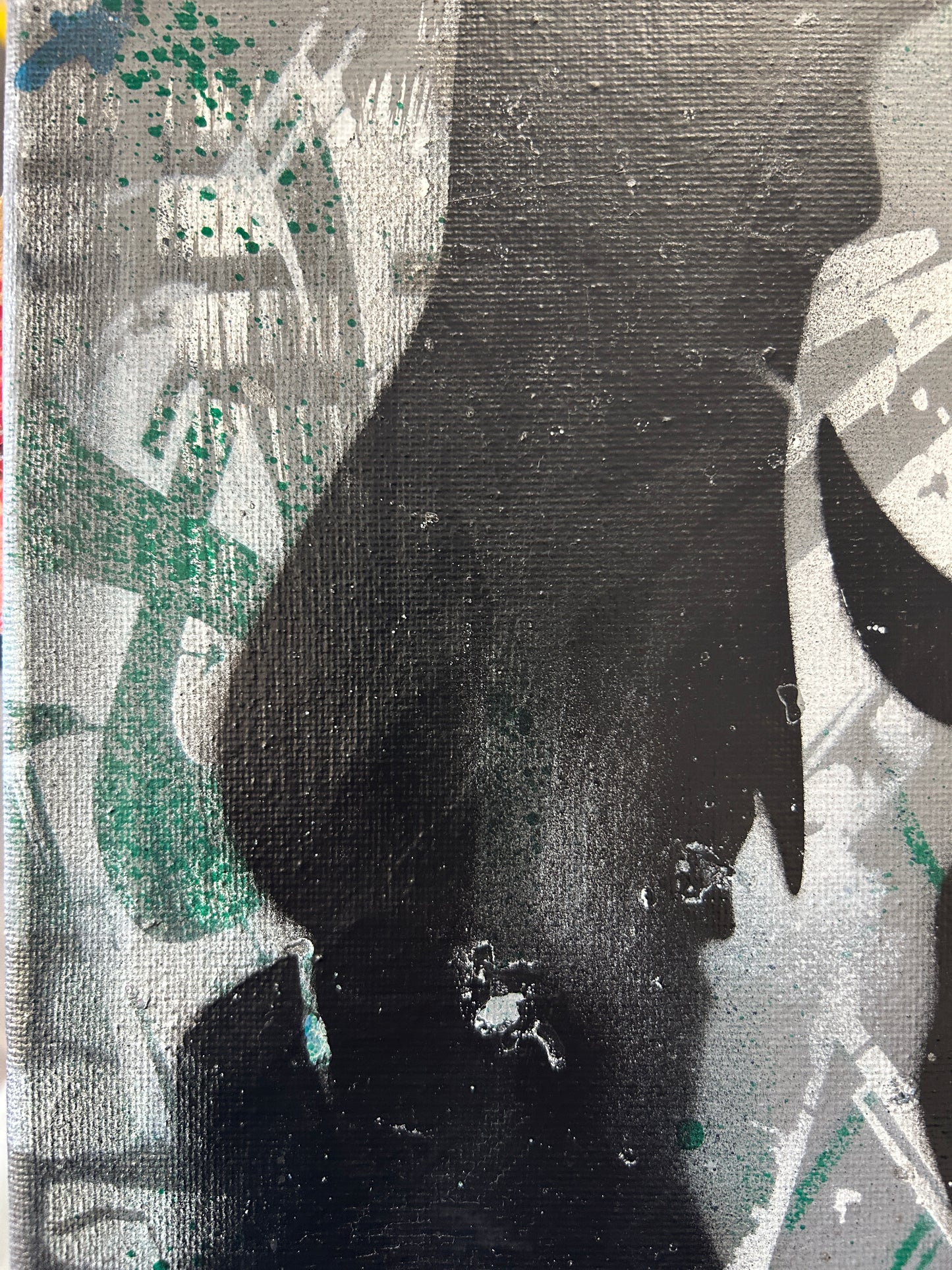 Graffiti Amy Winehouse Portrait Canvas 30cm x 25cm