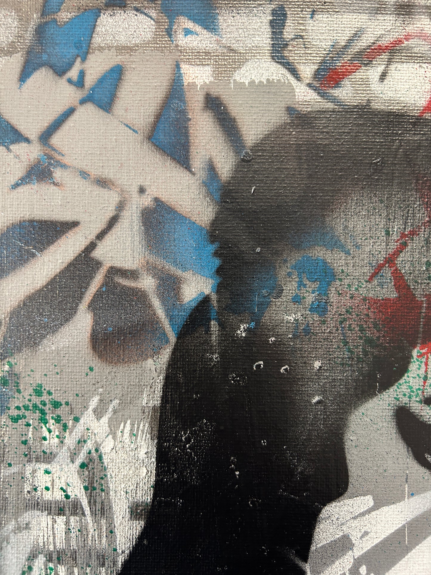 Graffiti Amy Winehouse Portrait Canvas 30cm x 25cm