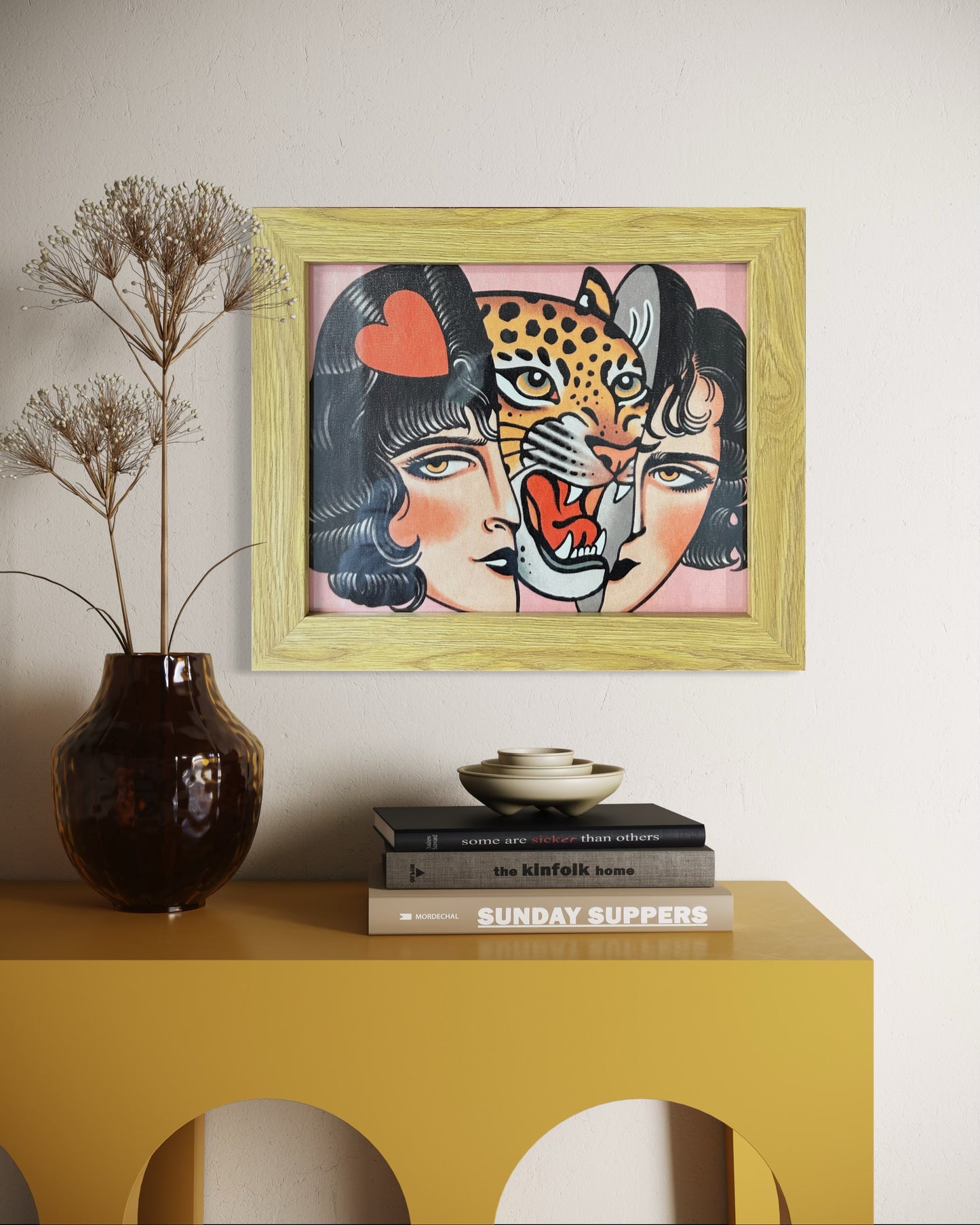 Heart of the Wild (Framed) 30 x 25cm