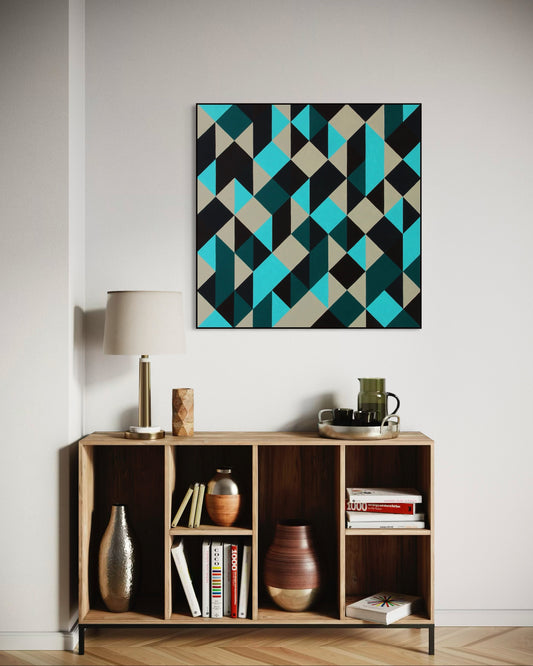 Mint Choc Chip - Rebecca Coleman (60x60cm)