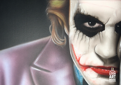 The Joker Meets The Joker Canvas 76cm x 100cm - Luke Bryant