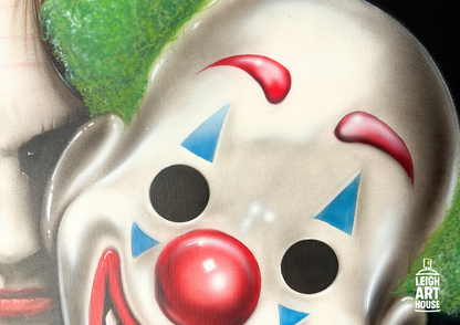 The Joker Meets The Joker Canvas 76cm x 100cm - Luke Bryant