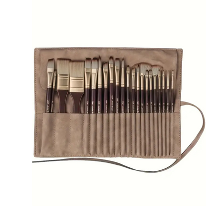 22pcs High-Quality Nylon Brush Set with Portable Storage Bag