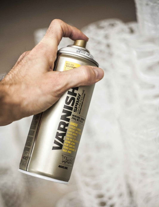 Montana Varnish Spray Can 400ml - Matt Varnish