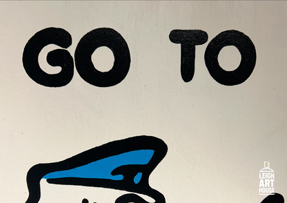 Original Monopoly Jail - Asuek 40x30cm