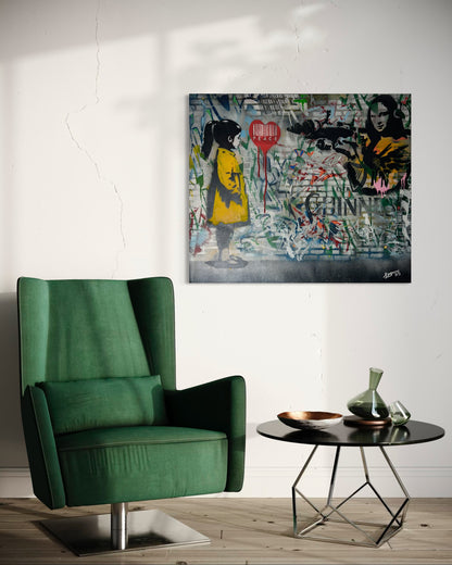 Peace & Power Canvas 60cm x 50cm