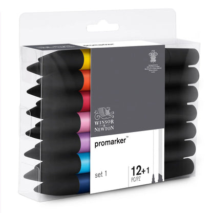 Winsor & Newton Promarkers Set 1 (12) Pack