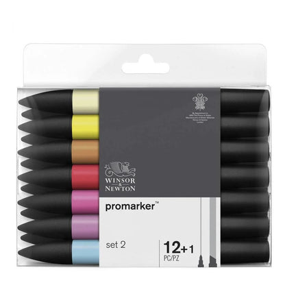 Winsor & Newton Promarkers Set 2 (12) Pack