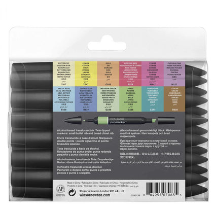 Winsor & Newton Promarkers Set 2 (12) Pack