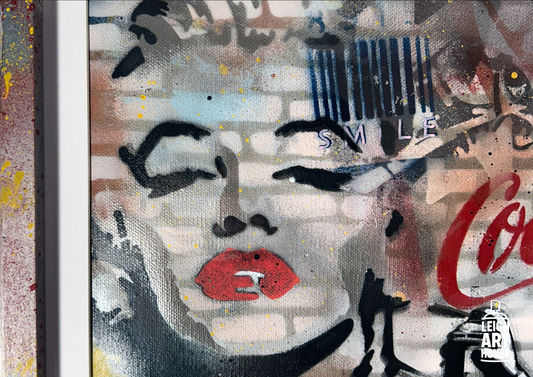S.brown Pop Art (Framed)