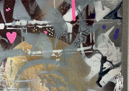 Rockstar Girl Canvas - S.Brown 36x28cm