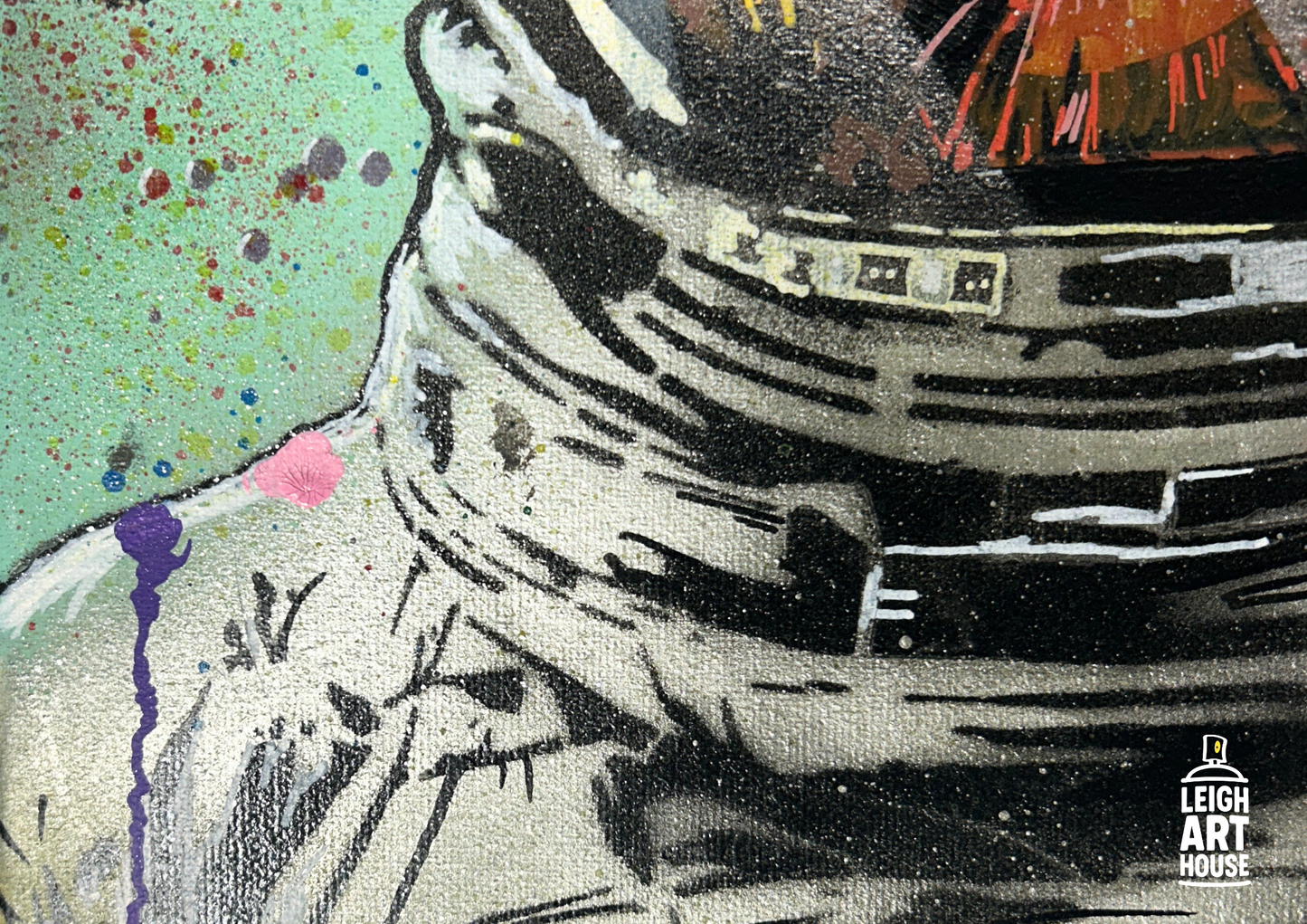 Space Dog 46cm x 35cm